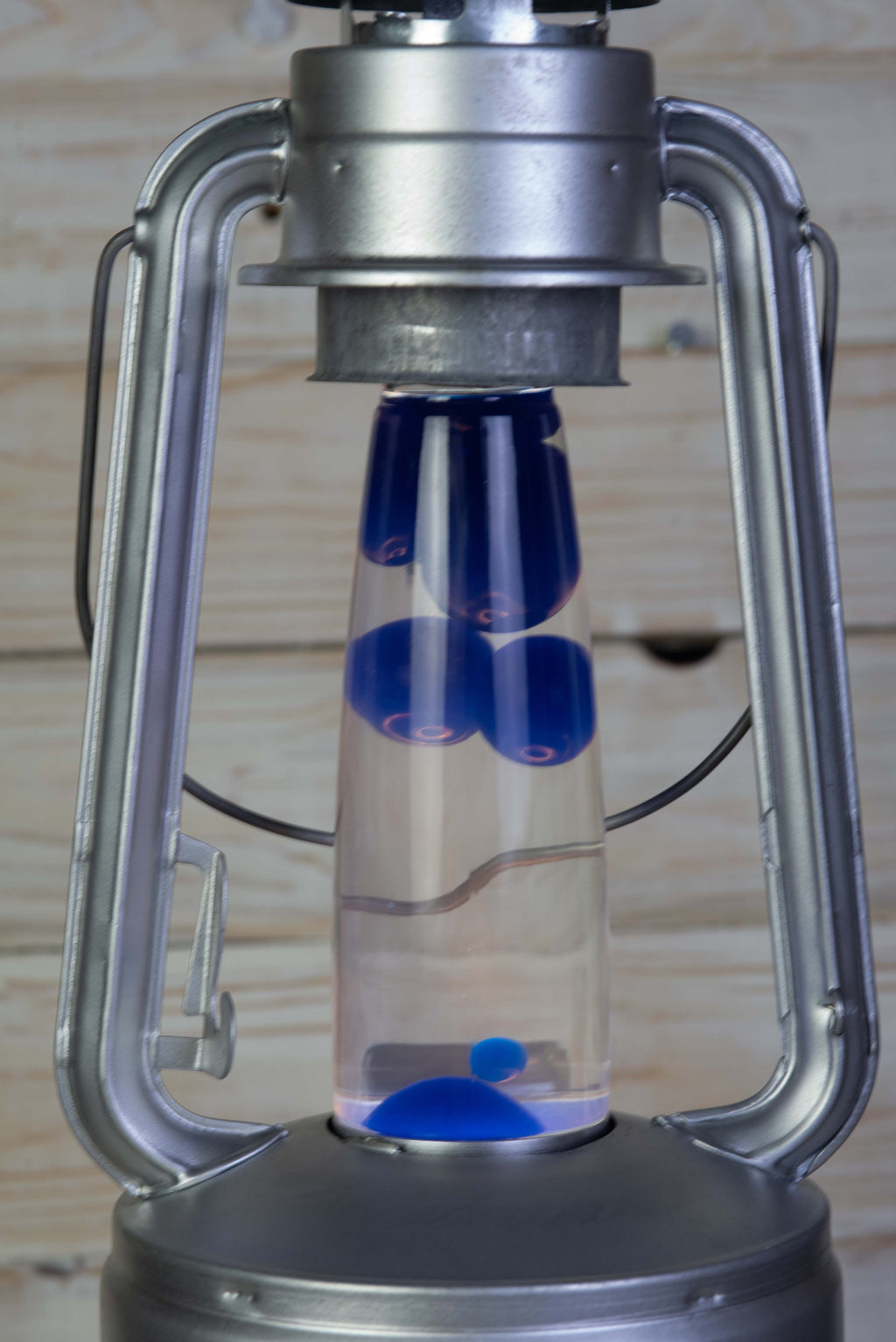 Soviet Kerosene Lantern Lava Lamp, Handmade USSR Industrial Light 220V