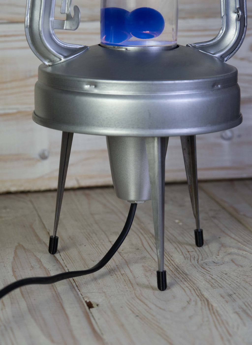 Soviet Kerosene Lantern Lava Lamp, Handmade USSR Industrial Light 220V