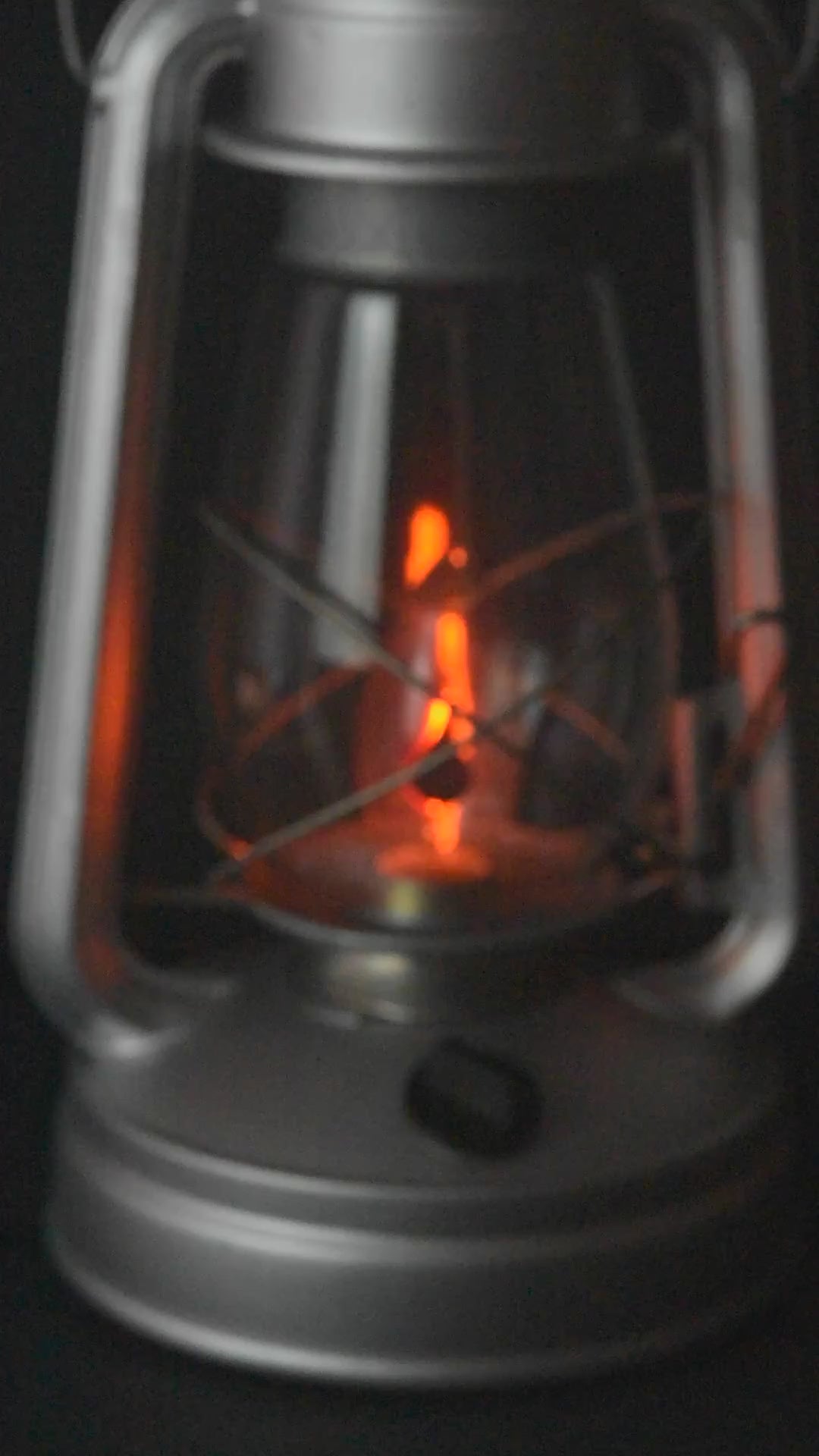 Vintage Soviet Lantern Lamp, USSR Flickering Flame Bulb Night Light 110V