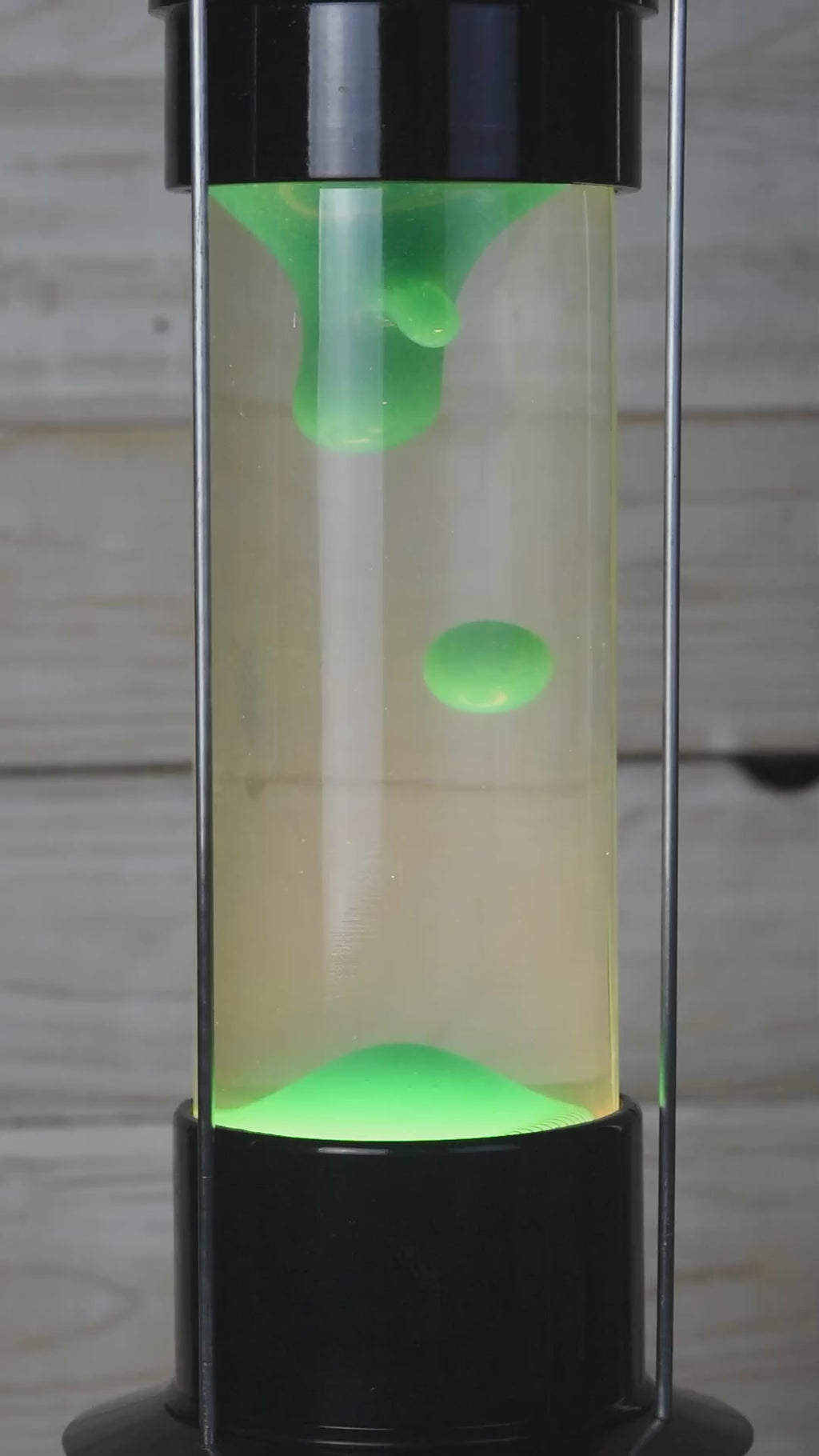 Rare Soviet Raduga Lava Lamp, USSR Space Age Green Wax 19" 110V/220V